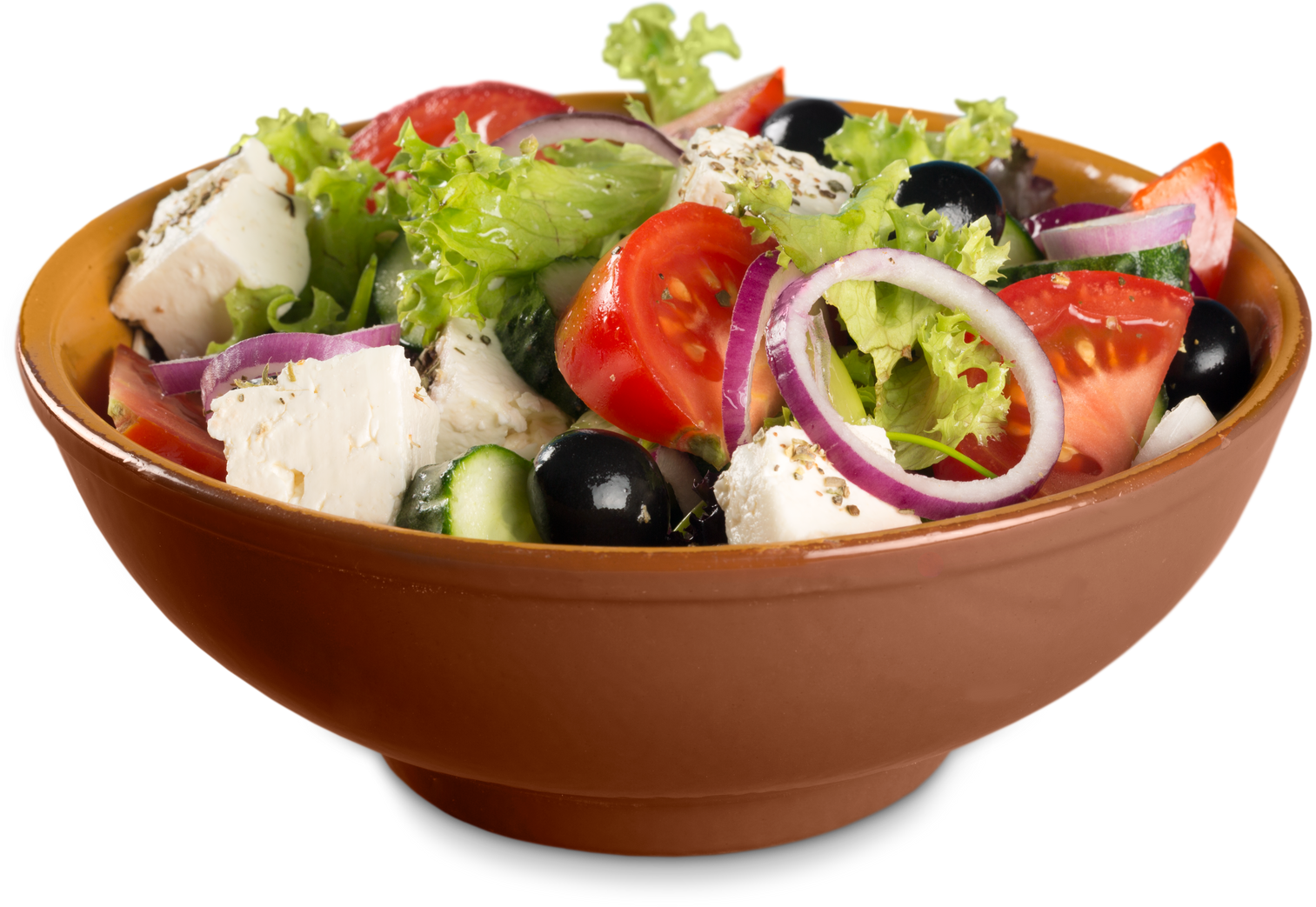 Salad on Bowl